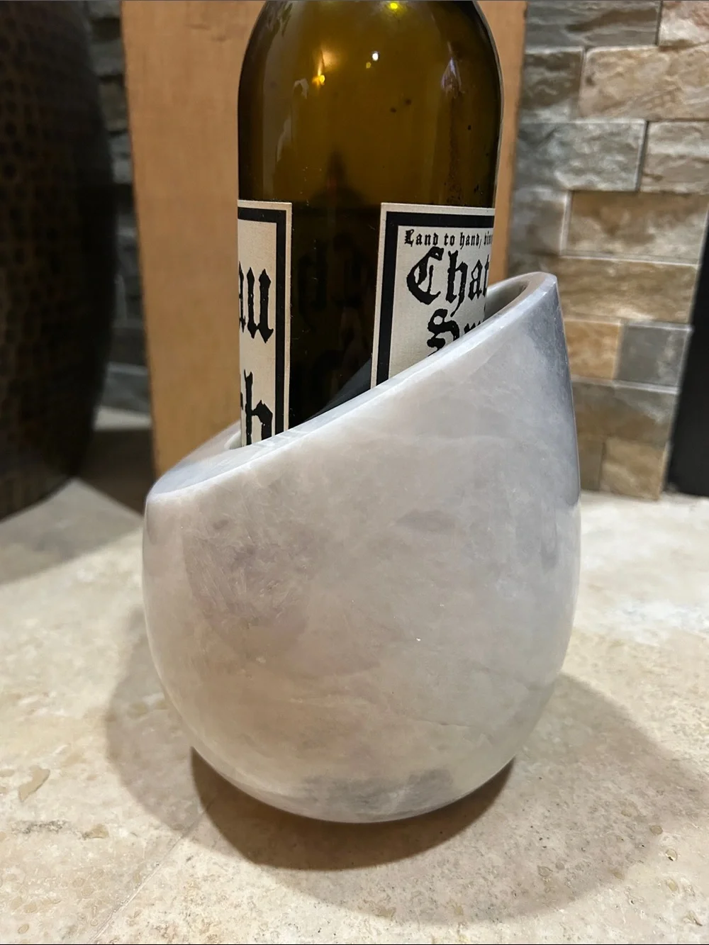 Simon Pearce Marble Wine Chiller